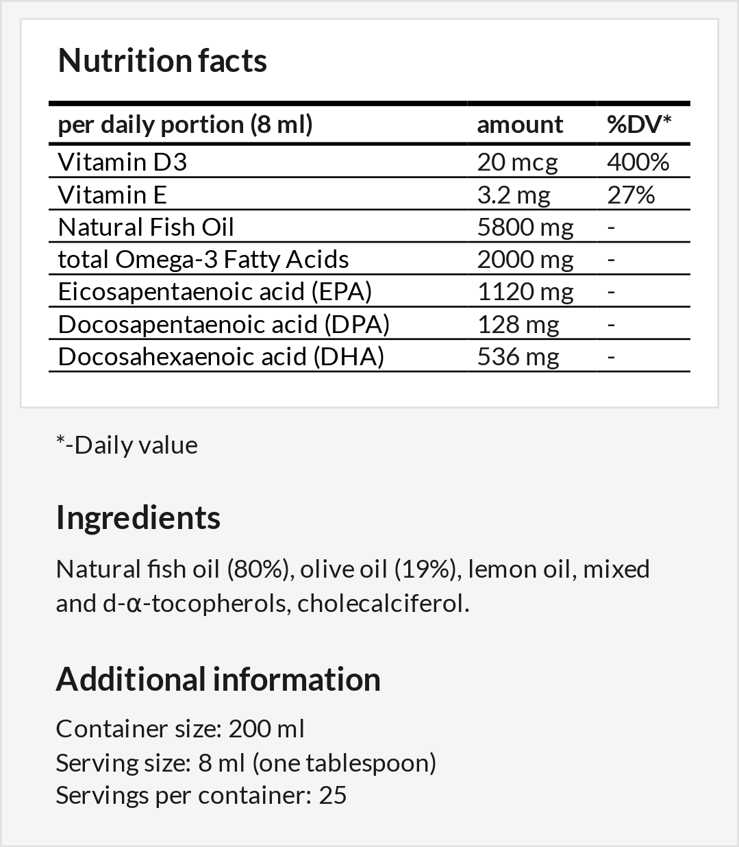 NORSAN Omega-3 Total 200 Ml | MZ-Store